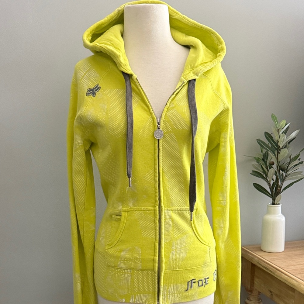 Fox Bright Yellow Hoodie SZ M